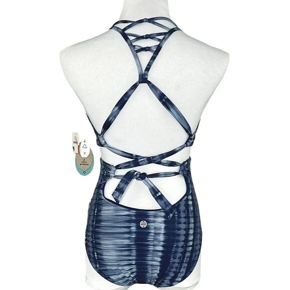 Prana Atalia One Piece Belize Hazy Days Swimsuit Sz XL NWT UPF 50 *** - Picture 3 of 5